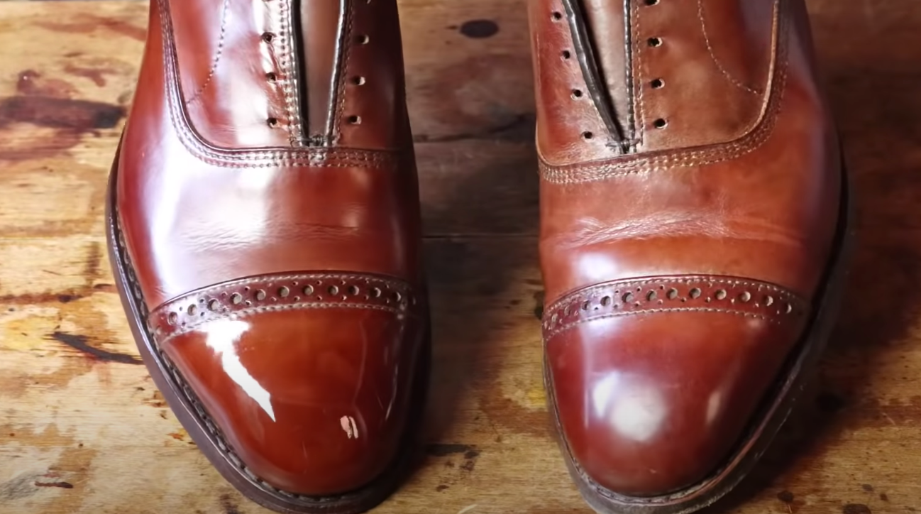 Allen edmonds shoe shine on sale