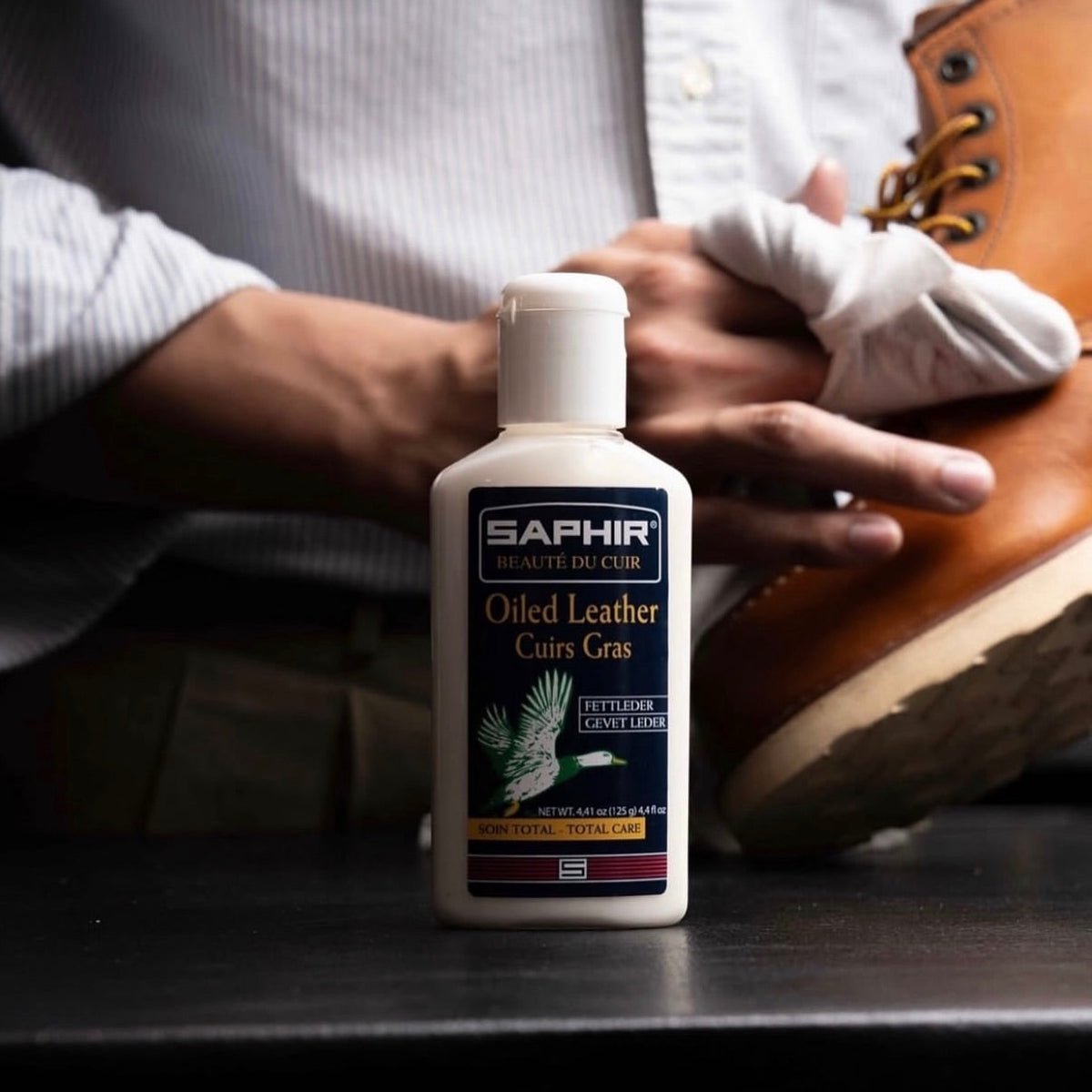 Saphir Crema de Cuero EnGrasado 125ml