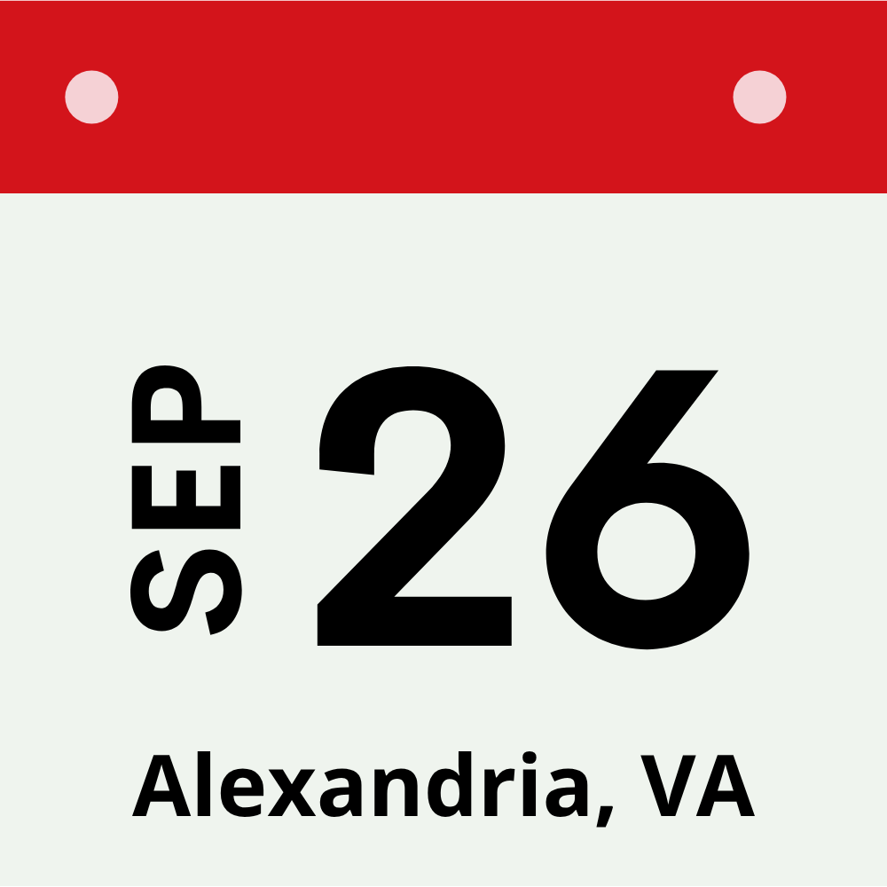 Alexandria, VA - Sep 26