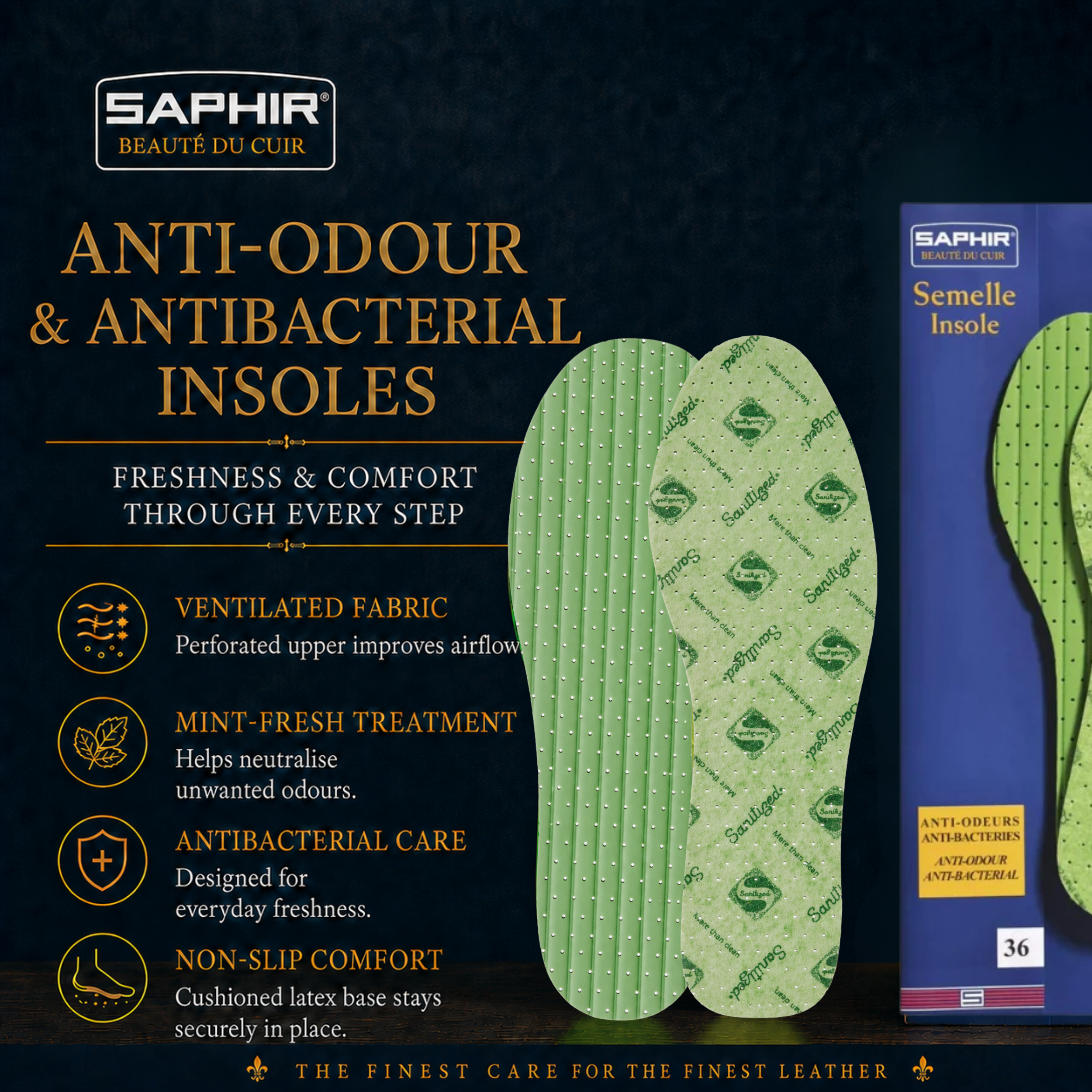 Anti-Odour & Antibacterial Insoles