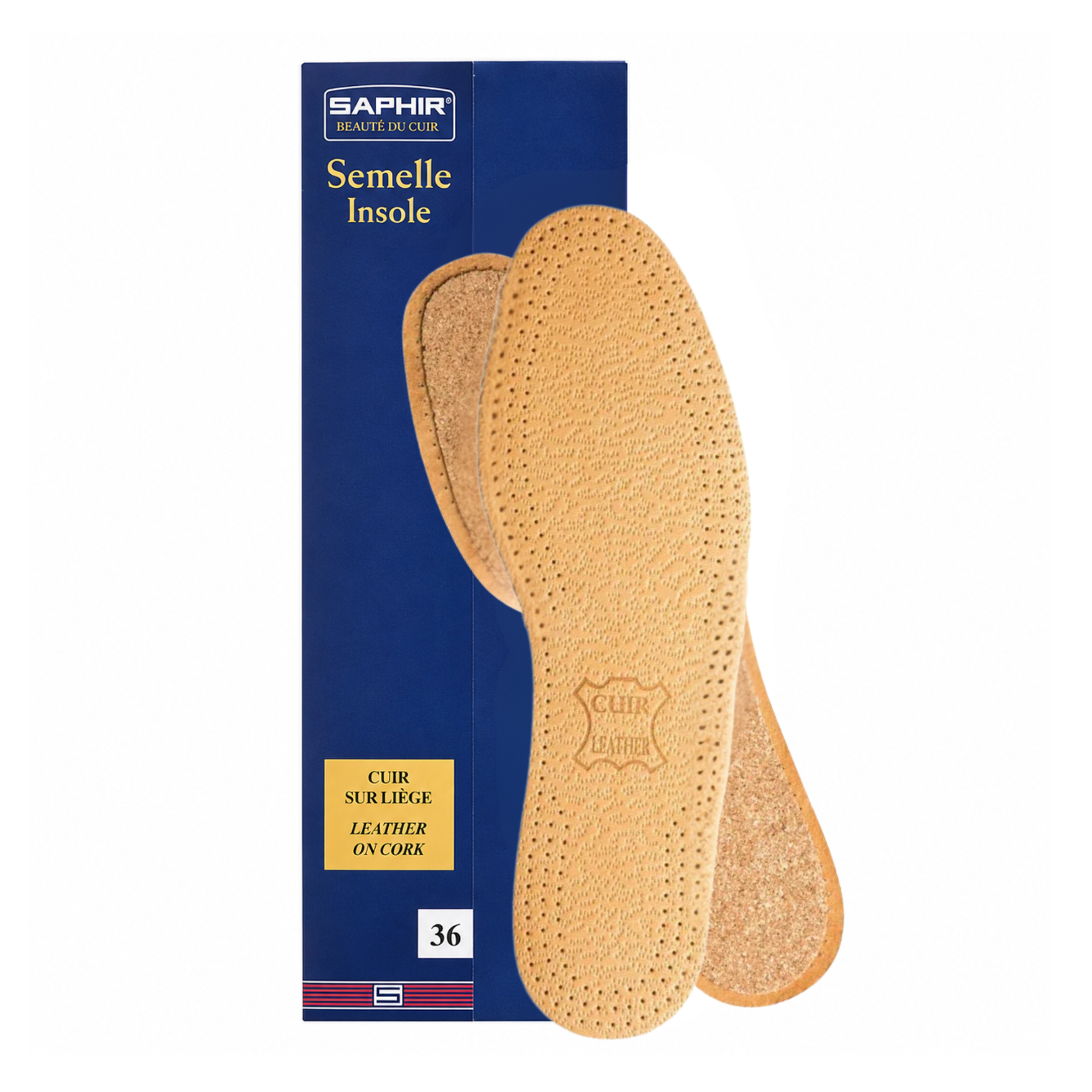 Saphir BdC Plantillas Piel sobre Corcho