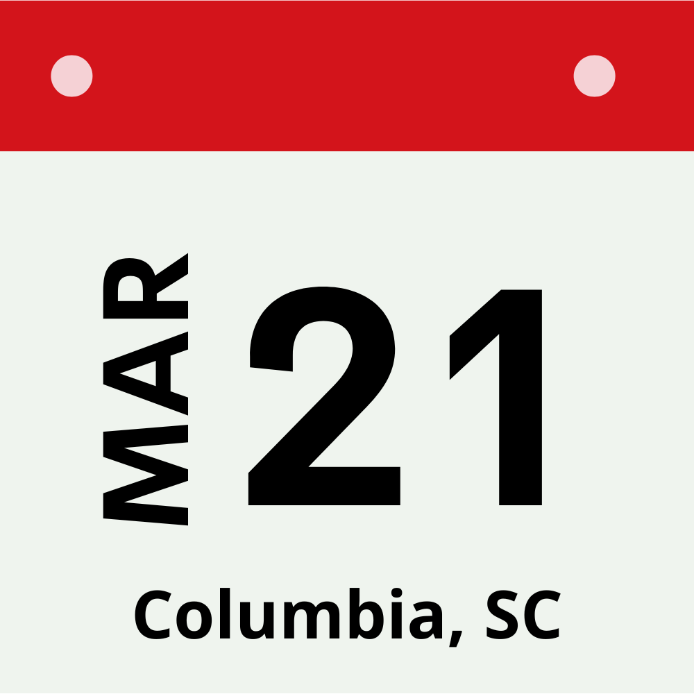 Columbia, SC - Mar 21