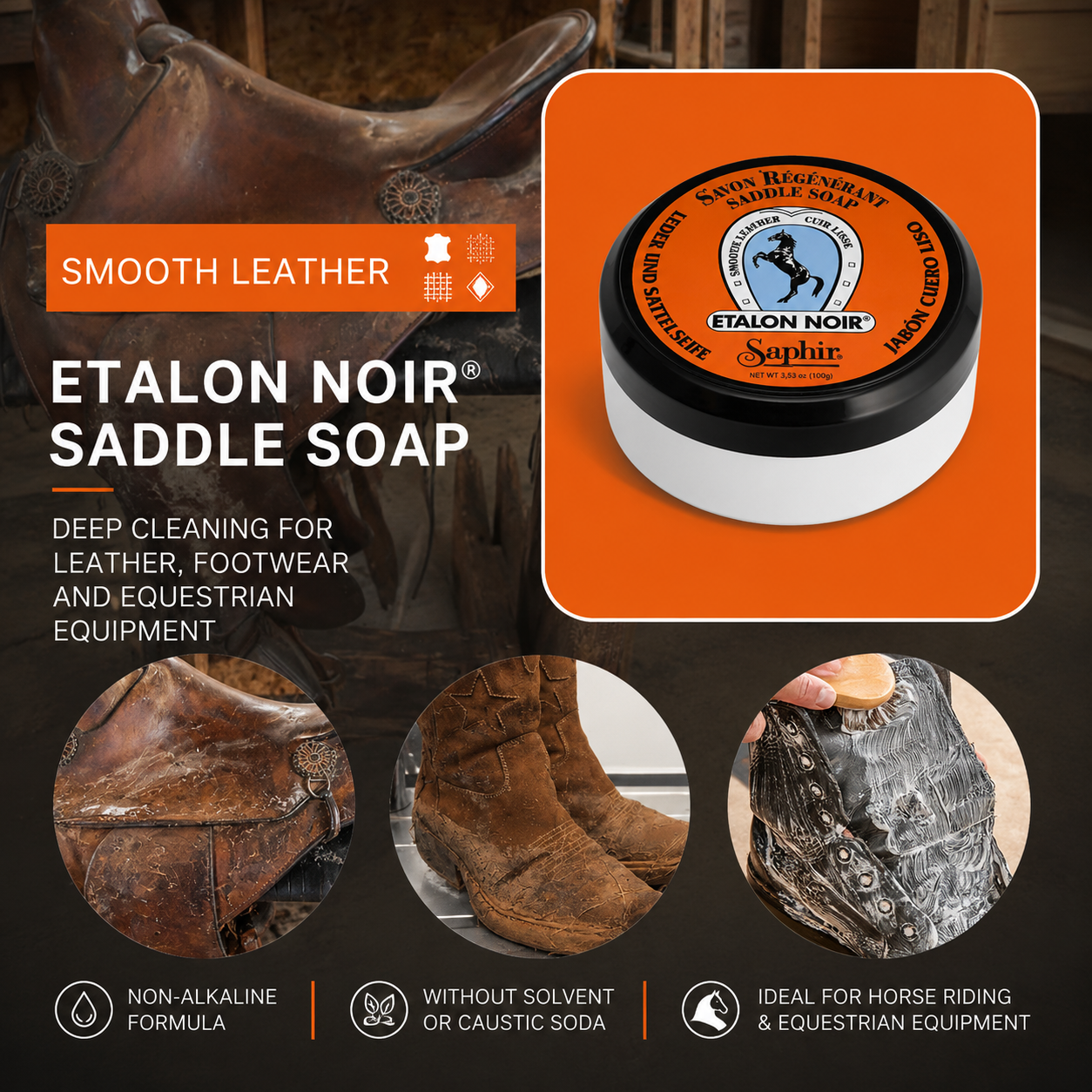Etalon Noir® Saddle Soap