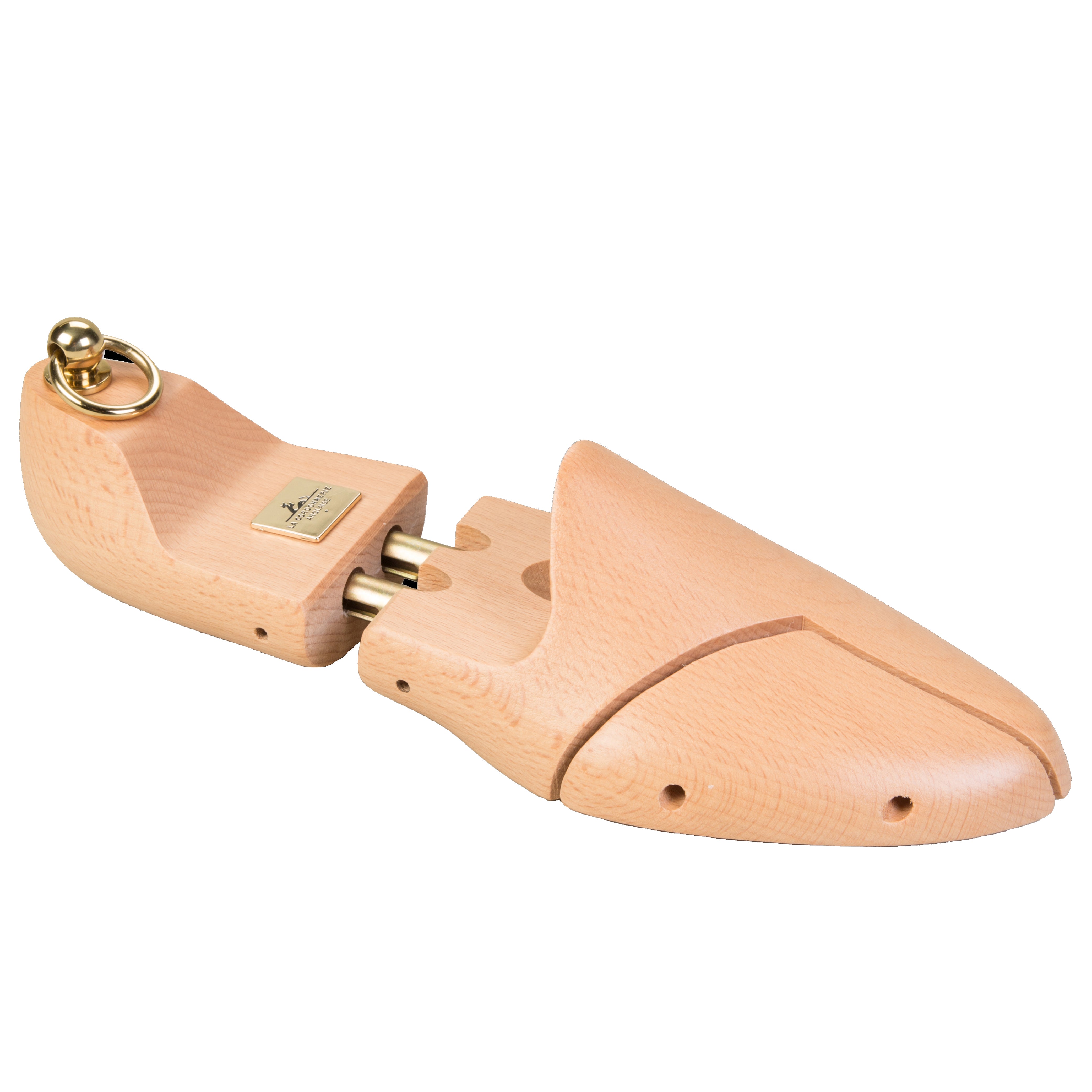 LCA Men Wooden Shoe Trees Beech Satin