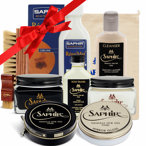 Saphir shoe top shine kit
