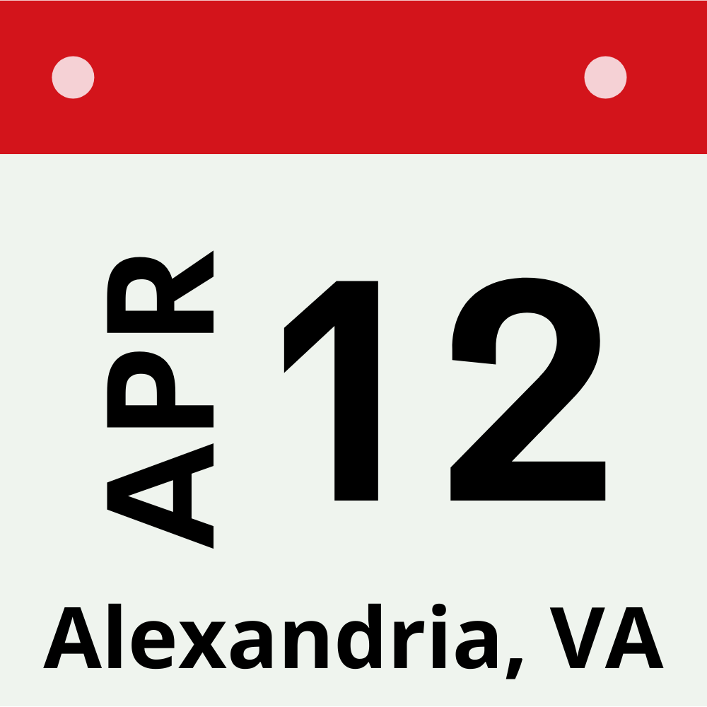 Alexandria, VA - April 12