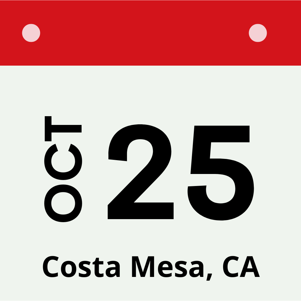 Costa Mesa, CA - Oct 25
