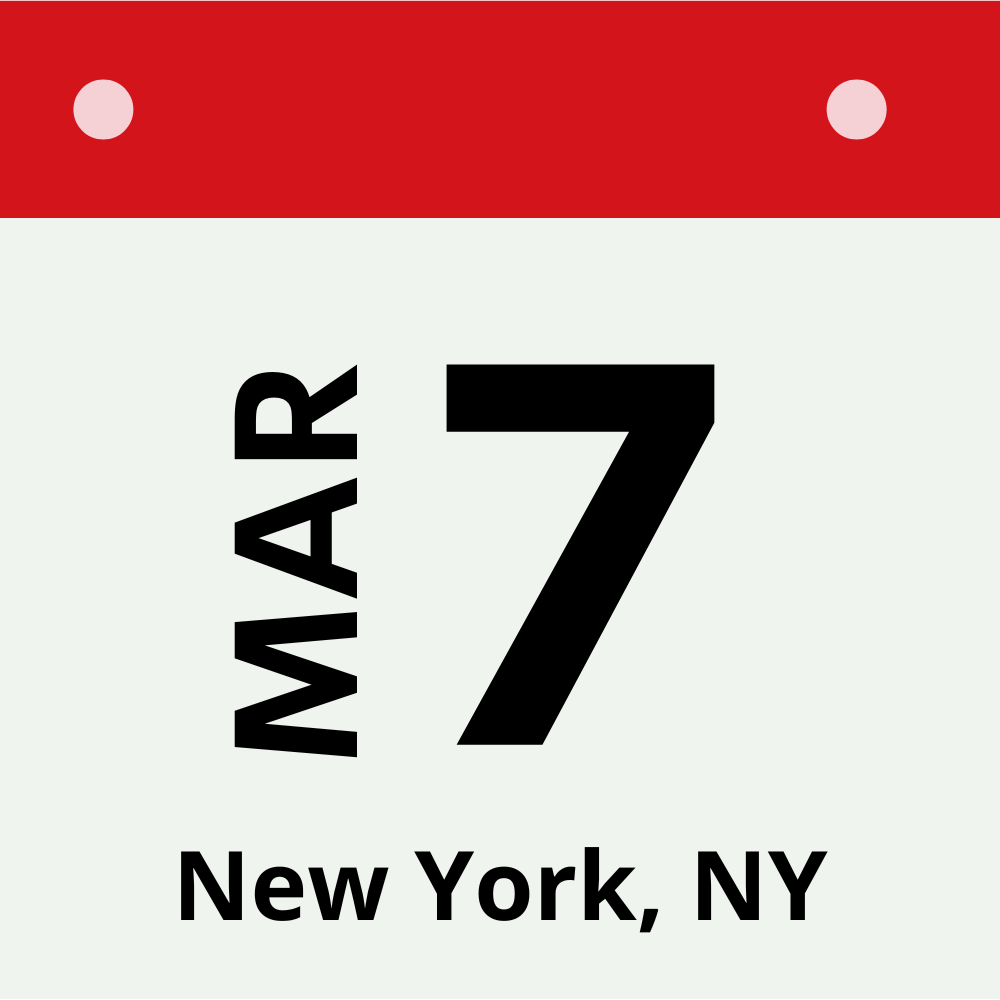 New York City, NY - Mar 7