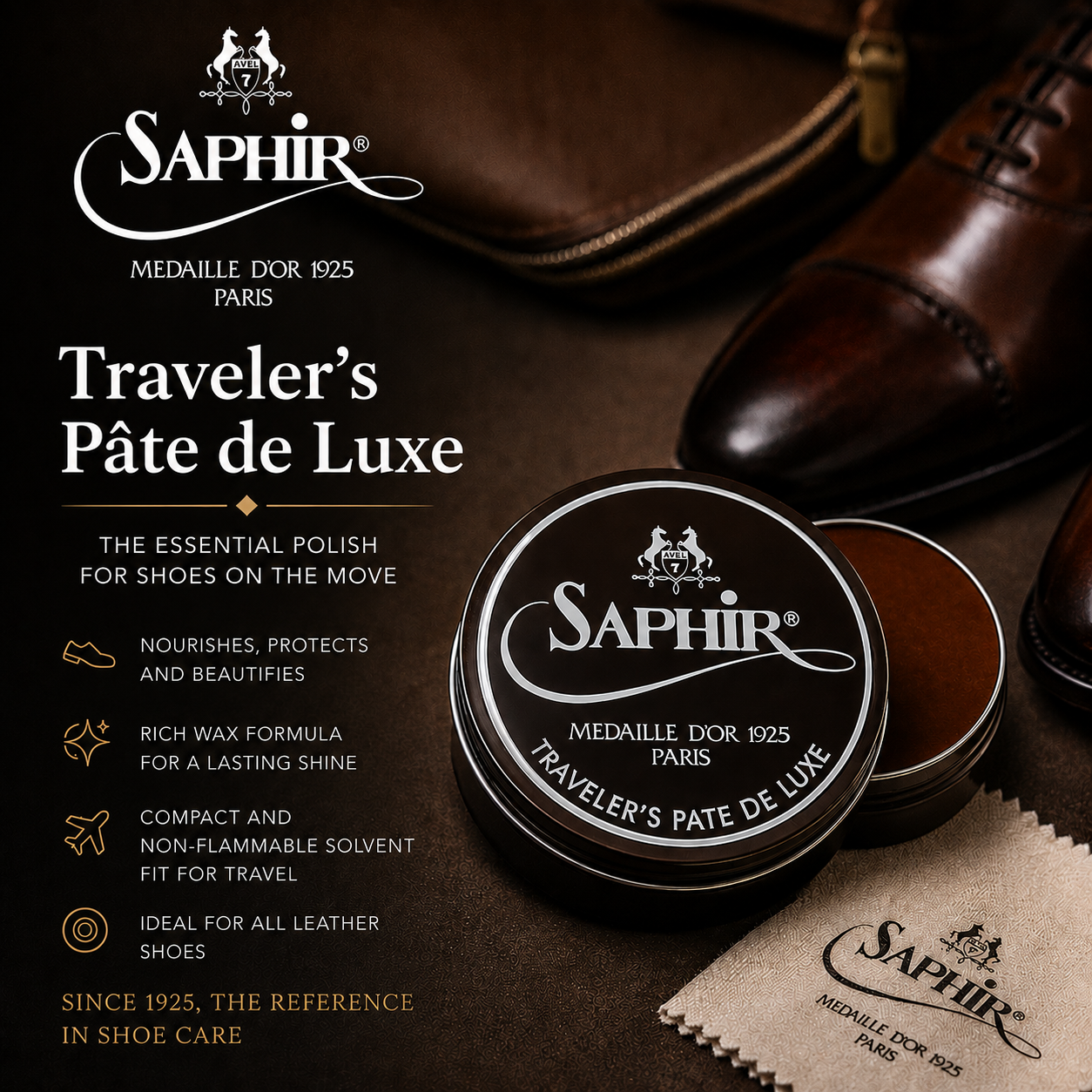 Traveler’s Pâte De Luxe Wax Polish