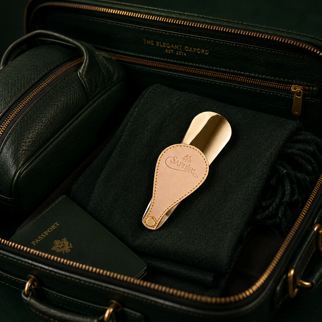 Brass Travel Shoe Horn