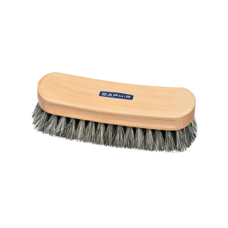 Horsehair Brush 18cm Saphir Beauté du Cuir