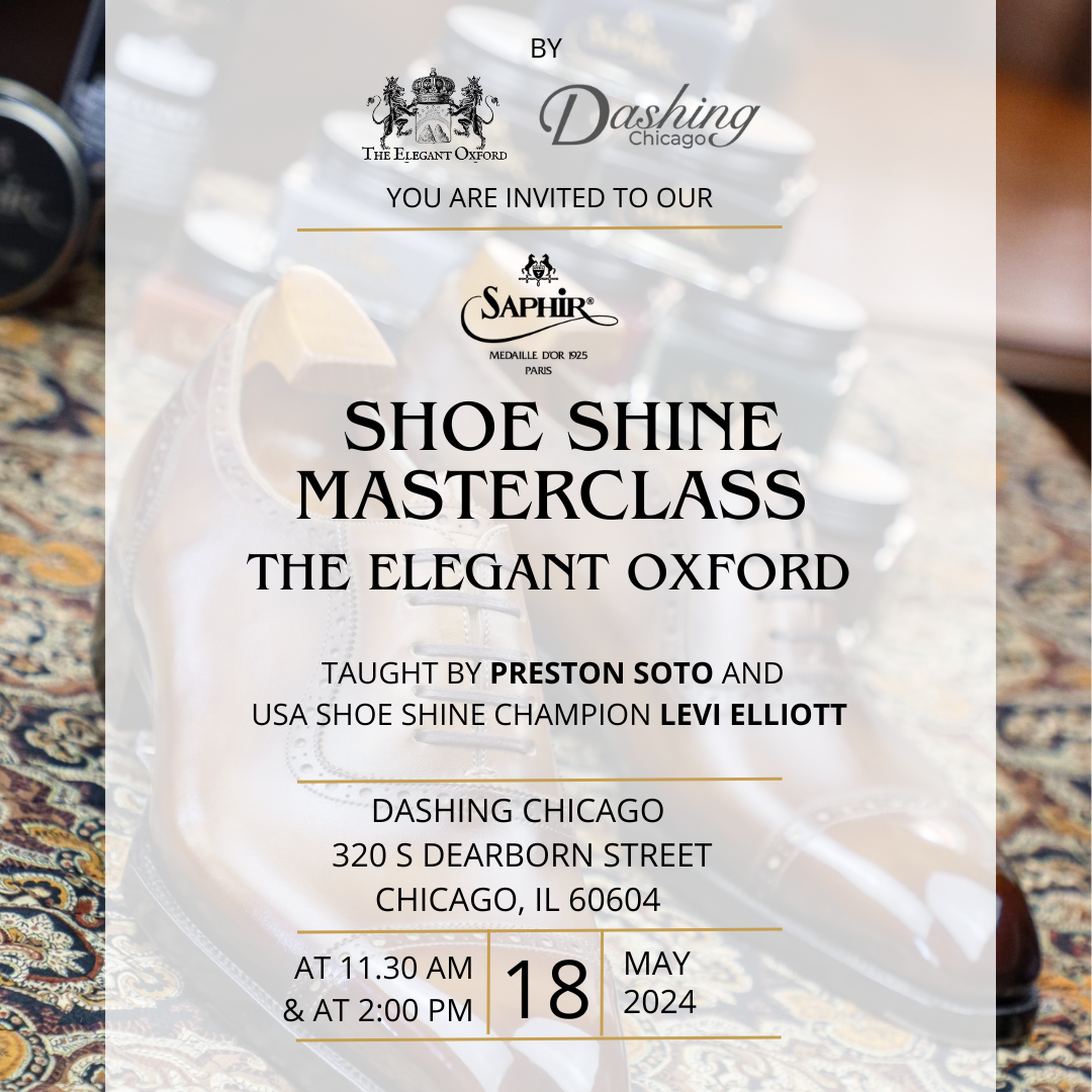 Master Class Shoe Shine Workshop - May 18