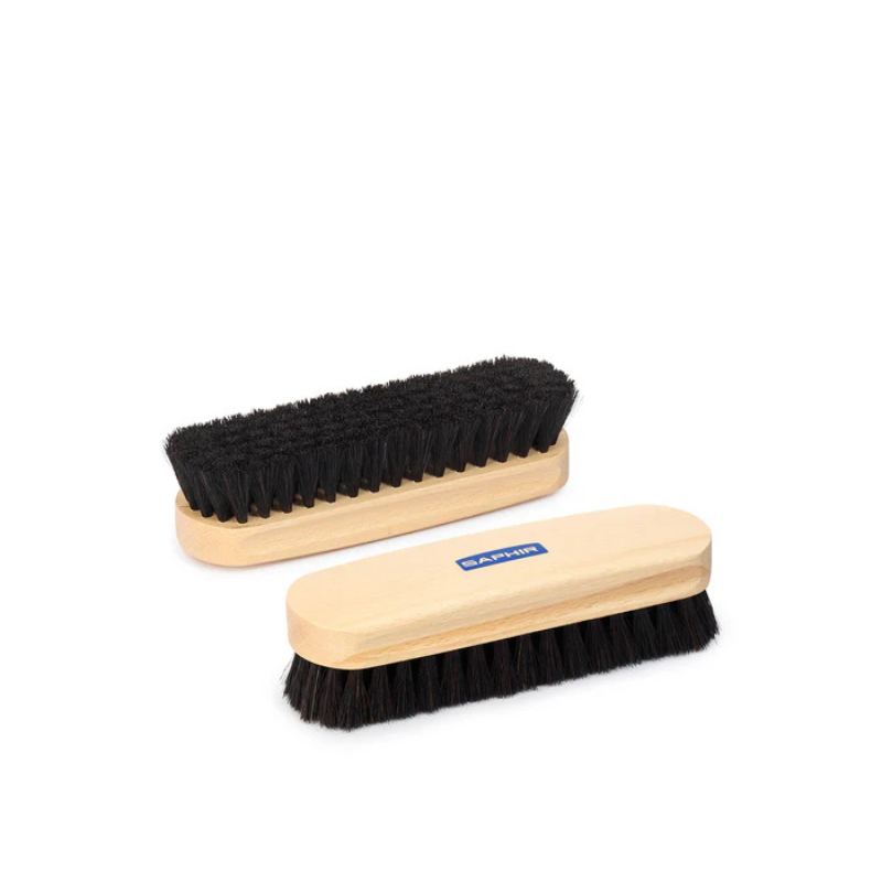 Horsehair Brush 18cm Saphir Beauté du Cuir